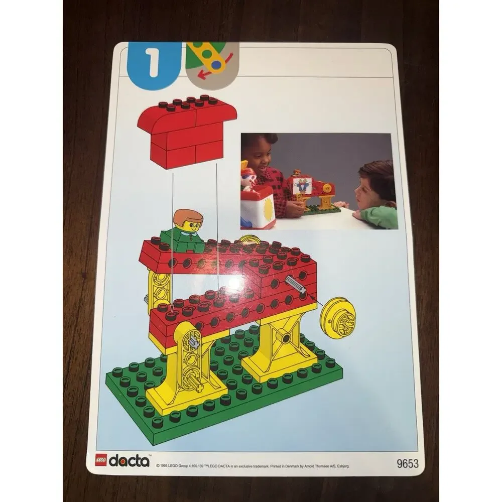 LEGO Dacta 9653 Mechanical Toy Shop 1995 Complete Pieces Instructions Vintage